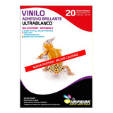 Caja 20 Resmas!! Vinilo Adhesivo Ultrablanco A4/20hojas