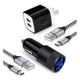 Cargador De Coche Rápido Usb C Para Samsung Galaxy S23 S22 U