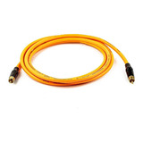 Cabo Coaxial Digital (spdif) Laranja - 15 Metros