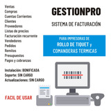 Facturacion Electronica Sobre Impresoras Termicas Gestionpro