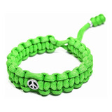 Pulsera Nautica Paracord Militar Supervivencia Simbolo Paz