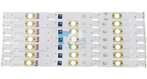 Kit Barras Led Compatível Para Tv  Kdl-48w655d 48w655d