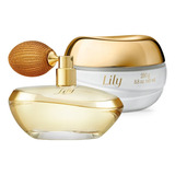 Kit Perfume Feminino Lily + Creme Hidratante Corporal - 2un