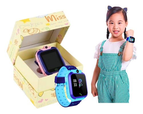 Reloj Inteligente Para Niños Y Niñas Gps Llamadas Cámara