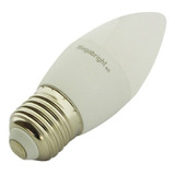  Ampolleta Led Vela 5 Watt, E-27 Luz Calida