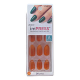 Kiss Unhas Autoc Impress Medio Bipam518br Citrine