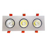 Lampara Led Lineal 21w Moderna Plafon 3 Modulos Dirigibles