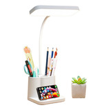 Lampara Escritorio Led Lamparas Recargable Con Porta Lapiz