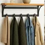 Perchero Pared Industrial Hierro Madera Repisa Estante | Envío gratis