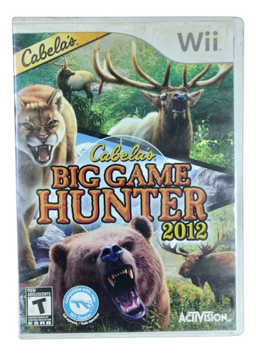 Cabela's Big Game Hunter 2012 Juego Original Nintendo Wii 