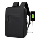 Mochila Escolar Antirrobo Bolsa Casual Para Laptop Carga Usb