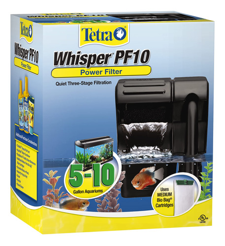 Filtro Whisper Pf10 De Tetra 26316, 5 A 10 Galones