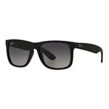 Óculos Ray-ban Justin Rb4165l 622/t3 Preto Fosco 5,7cm Nf