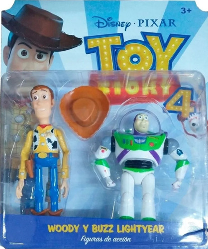 Toy Story 4 Buzz Y Woody Figura Articulada