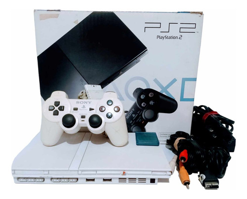 Playstation 2 Slim Original Sony + Chip Matrix + 10 Juegos 