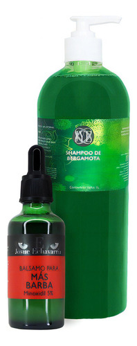 Bálsamo Minoxidil 5% 50ml Más Shampoo 1 Litro De Bergamota