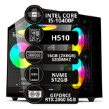 Pc Gamer Intel Core I5-10400f 16gb Rtx 2060 6gb Nvme 512gb