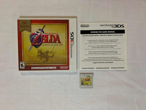 The Legend Of Zelda Ocarina Of Time 3d Completo Nintendo 3ds