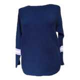 Hermoso Suéter Azul Marino - Mujer - Talla Xl / 36-38