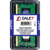 Memória Dale7 Ddr4 8gb 2133 Mhz Notebook 1.2v Kit C/100