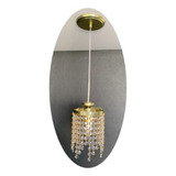 Lustre Dourado Pendente Lina Design Cristal Legítimo Ac91