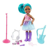 Muñeca Barbie Chelsea Profesiones Cantante Gtn86 Mattel