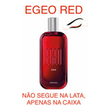 Colônia Boticário Egeo Red 90ml Embalado Na Caixa, Sem Lata