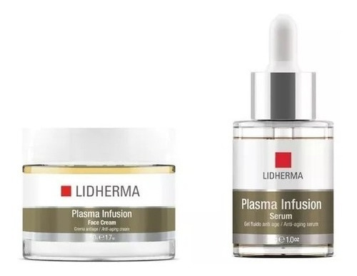 Plasma Infusion Face Cream + Plasma Infusion Serum Lidherma 