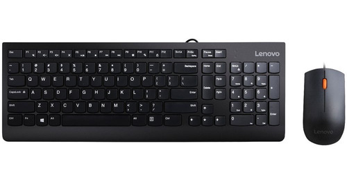 Combo Teclado Membrana Mouse Optico Elegante Lenovo 