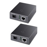 Kit Conversor De Mídia Wdm Gigabit Sc Fc311a E Fc311b Tplink