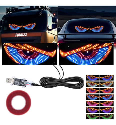 Pantalla Led Ojo Del Diablo Para Parabrisas Novo Modelo