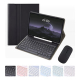Capa Para iPad 6/5/air1/air2/pro9.7''+mouse+teclado Redondo