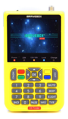 V8 Finder - Buscador De Satélite Digital Con Pantalla Lcd De