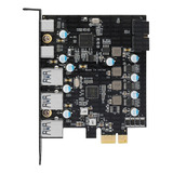 Tarjeta Pcie A Usb 3.0 5gbps Ancho De Banda 5 Puertos (3x Us