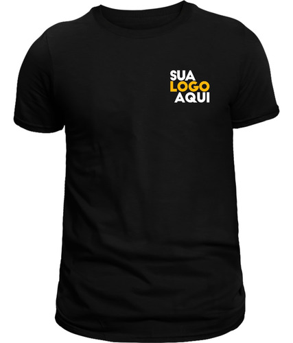 Camisa Camiseta Personalizada Empresa Com Sua Logomarca