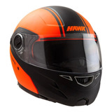 Casco Para Moto Hawk Rs5 Stripe Naranja Talle Xl Spot Moto