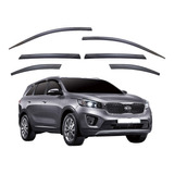 Aletas Bota Agua Negra Kia Sorento 2018-2020 6 Piezas