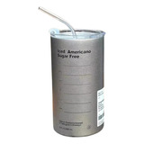 Vaso Termico Acero Inox Bombilla Café Americano Sugar Free