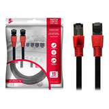 Cabo De Rede Patch Cord Cat7 10m Vermelho