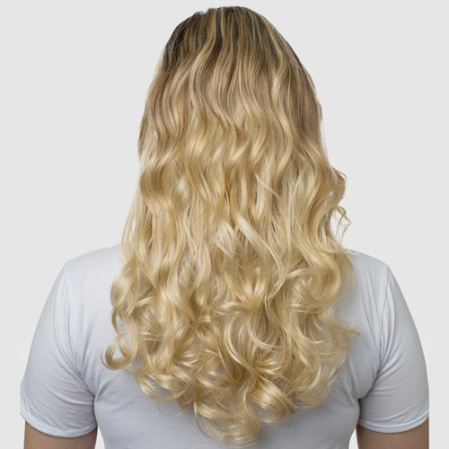 Aplique Ondulado Longo Hairdo 58cm Louro Sueco