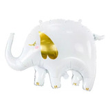 Globo Metalizado Elefante Gold Safari Selva Animal Print X1