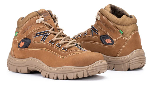 Tênis Coturno Adventure Tênis Trekking Couro Azimute 602 | Parcelamento sem juros