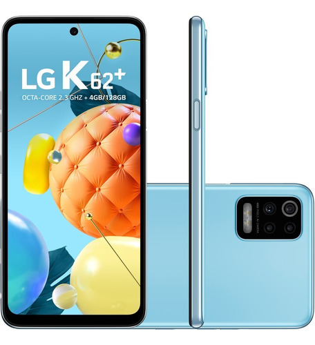 Smartphone K62+ 4g 128gb 4gb Ram Tela 6,6 Azul LG Open Box