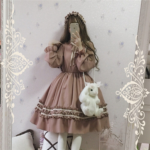 Vestido Victoriano Medieval Lolita Lolita Disfraz Retro