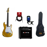 Kit Guitarra Condor Rx10 Gdn Cubo Borne Capa Afinador Cabo