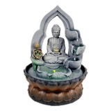 Buda Mesa Cascada Fuente Fengshui Meditación Relajante
