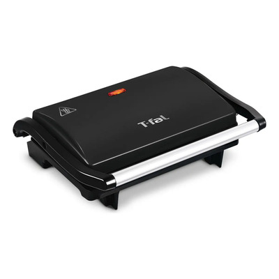 Parrilla Panini Compact Negra Perfecta Para Dorar Y Calentar Platillos Fácil Y Rápido, T-fal, Sw3318mx | Envío gratis