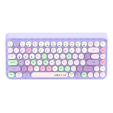 Ubotie Teclados De Computadora Portatiles Bluetooth Colorido