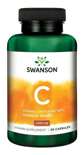  Vitamina C Alta Potencia, 1000 Mg Swanson 90 Capsulas