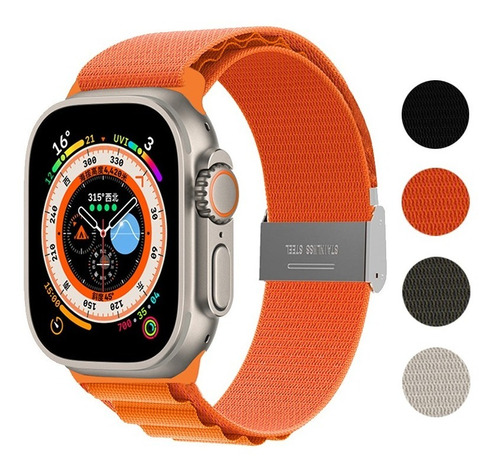 Correa Alpine Loop Para Apple Watch Ultra 8 7 Se 6 5 4 3 2 1